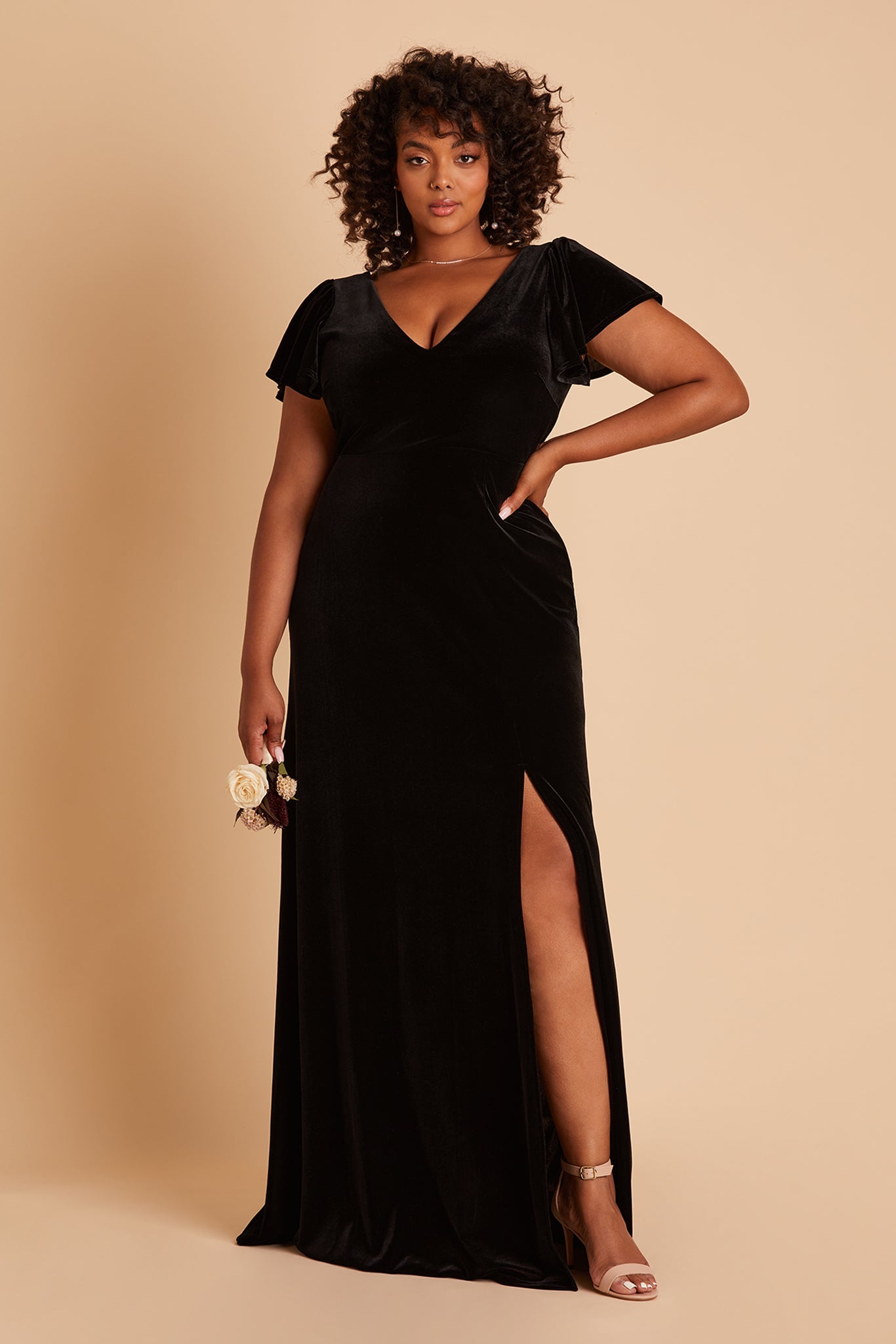 Buy Stylecast X Hersheinbox Embellished Puff Sleeve Velvet Wrap Mini Dress  - Dresses for Women 22447486 | Myntra